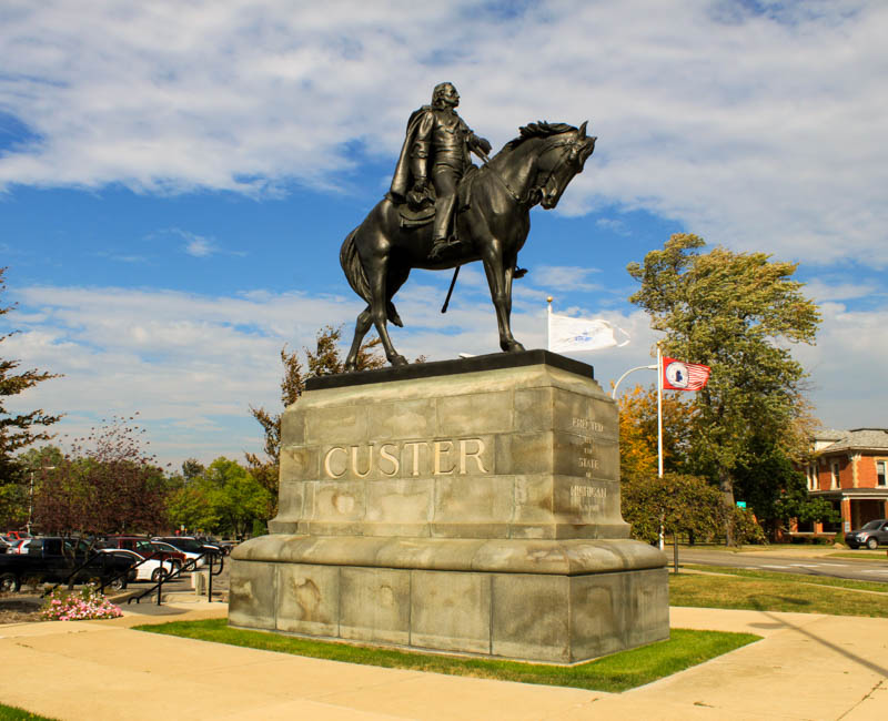 custer statue monroe mi